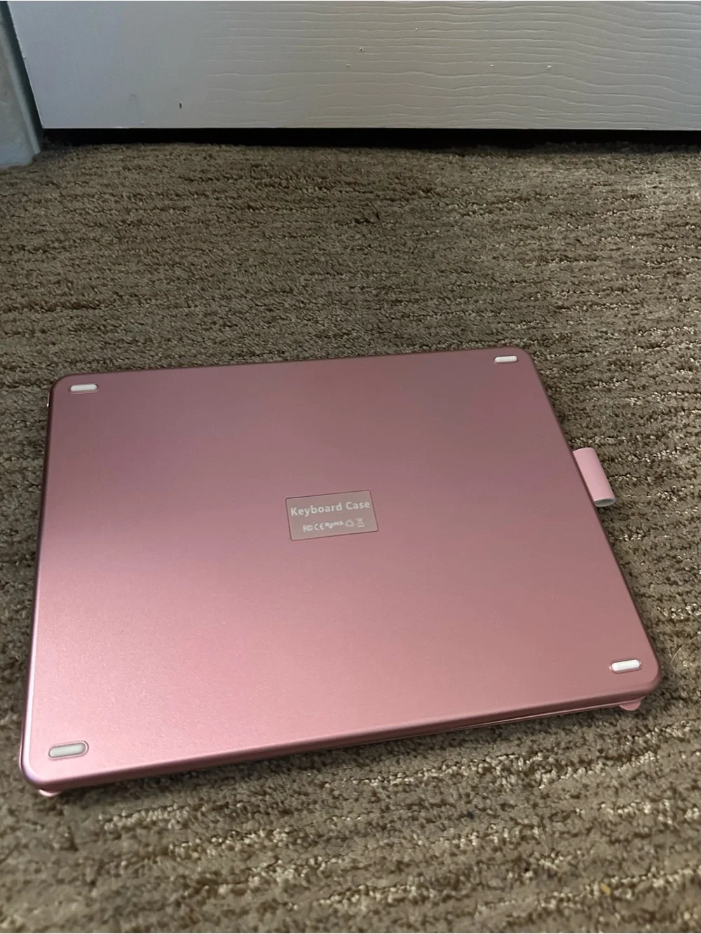 Rose Gold ipad Keyboard Case with Trackpad - Compatible Bluetooth Keyboard